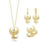 Anka Kuşu Altın Kaplama Gümüş Takım AGT3000