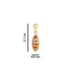 Ekmek Altın Kaplama Gümüş Charm CH833