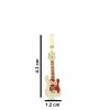 Elektro Gitar Mineli Altın Kaplama Kolye Ucu PKH32