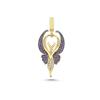 Kelebek Altın Kaplama Kolye Ucu MNB98