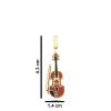 Keman Mineli Altın Kaplama Kolye GMS29