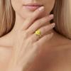 Limon Altın Kaplama Gümüş Yüzük 525