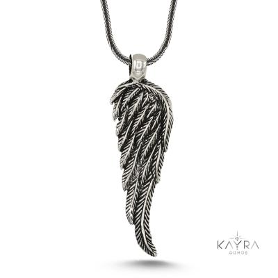 925 Ayar Gümüş Melek Kanatlı Kolye