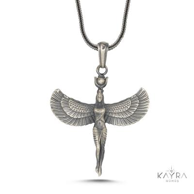 925 Ayar Gümüş Tanrıça İsis Kolye