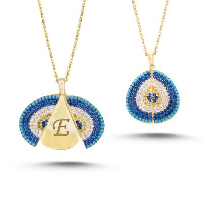 Açılır Kapanır Nazar Boncuğu Kolye GM37