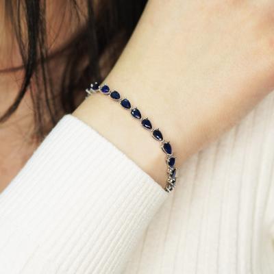 Damla Taşlı Mavi Bileklik
