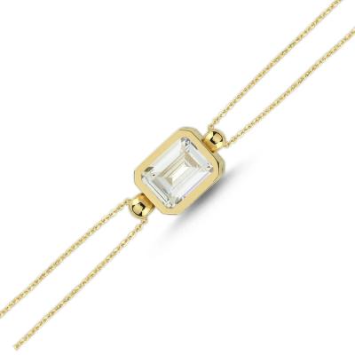 Kuvars Taşlı Gümüş  Bileklik GMBLK12