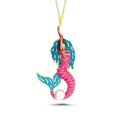 Mineli Deniz Kızı Kolye Renk 3