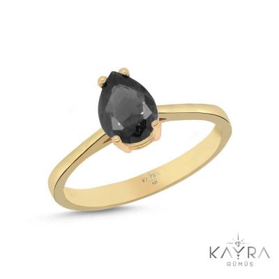 Oniks Taşlı Gümüş Yüzük GMYZ16