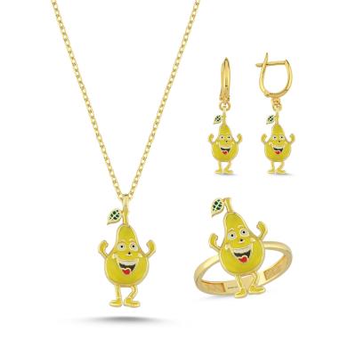 Armut Altın Kaplama Gümüş Takım 1033