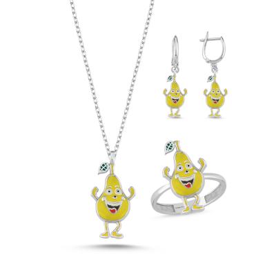 Armut Rodyum Kaplama Gümüş Takım 1034