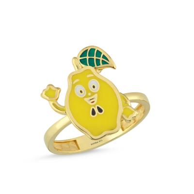 Ayva Altın Kaplama Gümüş Yüzük 569