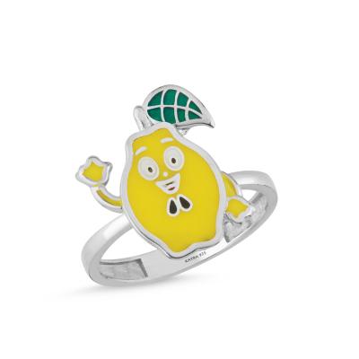 Ayva Rodyum Kaplama Gümüş Yüzük 570