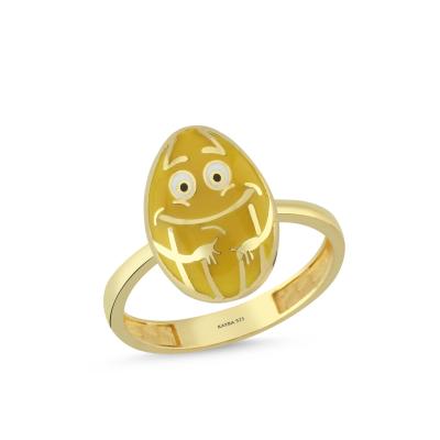 Kavun Altın Kaplama Gümüş Yüzük 611