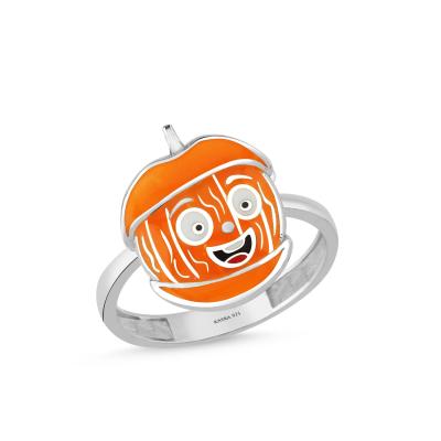 Mandalina Rodyum Kaplama Gümüş Yüzük 548