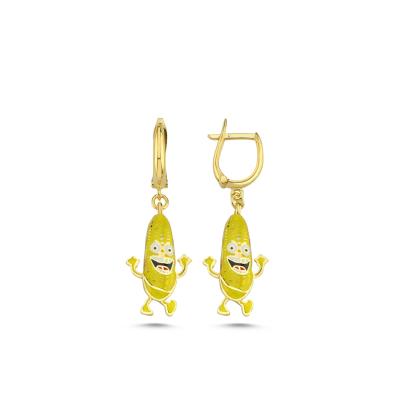 Mısır Altın Kaplama Gümüş Küpe  183